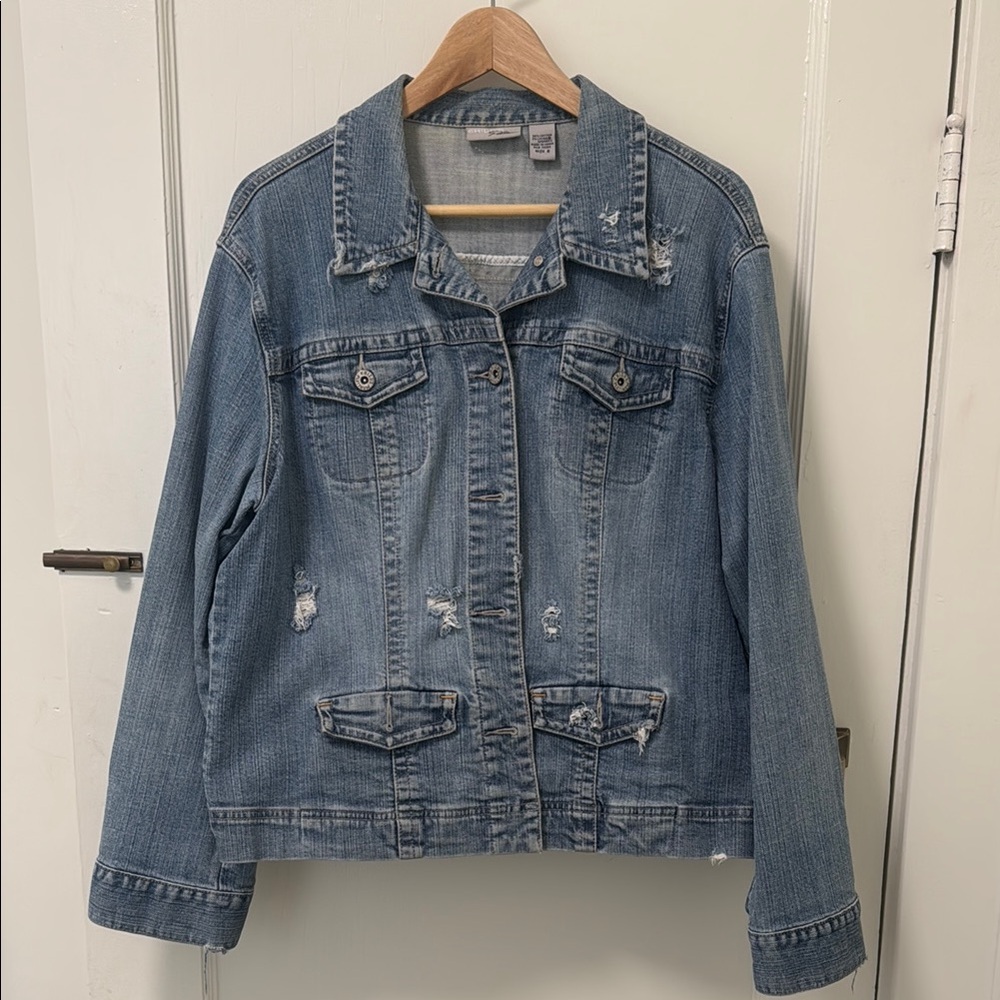Chico’s Blue Denim Jacket